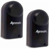 Paar Aprimatic ER48-Außen-Fotozellen zur Torautomatisierung von APRIMATIC