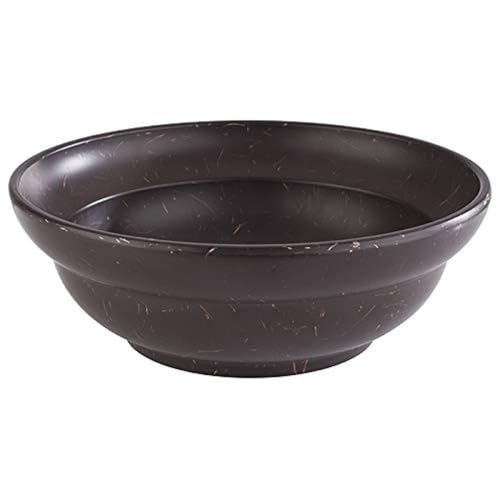 APS „Poke Bowl“, Schale aus nahezu unzerbrechlichem Melamin, Salatschüssel, stapelbare Kunststoffschale, Ø 20,0 cm x 7 cm Höhe, 0,9 ltr., coconut braun von APS