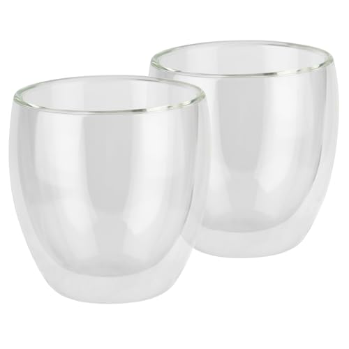 APS 10371 Gläser TWINZ, 2er Set, doppelwandig, ideal für Kaffee oder Tee, Ø 8,5 cm, Höhe 8,5 cm, 230 ml APS 10371 Gläser TWINZ, 2er Set, doppelwandig, ideal für Kaffee oder Tee, Ø 8,5 cm, Höhe 8,5 cm, 230 ml von APS