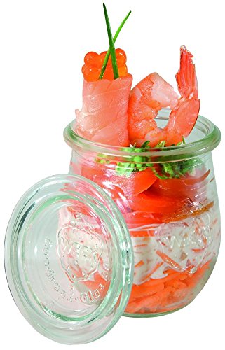 APS 12 Original WECK Gläser 220 ml mit Deckel, 12er Set, Ø 7 cm, H: 8 cm, Tulpenform, Einmachglas, Dekoglas, Dessertglas, Vorratsglas, spülmaschinengeeignet APS 12 Original WECK Gläser 220 ml mit Deckel, 12er Set, Ø 7 cm, H: 8 cm, Tulpenform, Einmachglas, Dekoglas, Dessertglas, Vorratsglas, spülmaschinengeeignet von APS