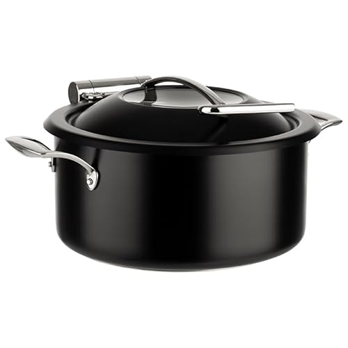 APS 12338 Chafing Dish, 4-TLG. SetØ 30,5 cm, H: 17,5 cm18/8 Edelstahl, schwarz von APS