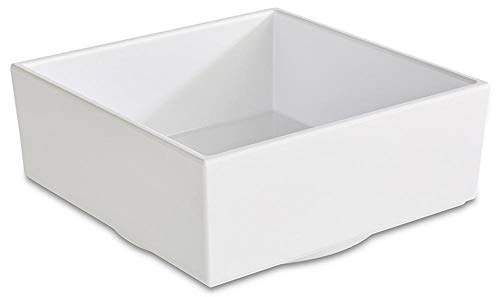 APS 15473 Schale/Bento Box ASIA PLUS, 7,5 x 7,5 cm, Höhe 3 cm, Melamin, weiß von APS
