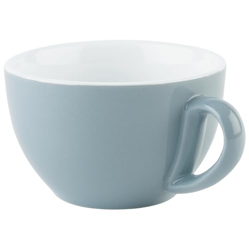 APS 16008 Cappuccinotasse in blau Ø 10,5 cm, Höhe 6,5 cm, 300 ml von APS