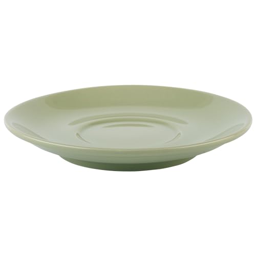 APS 16016 Cappuccinountertasse in grün Ø 15,5cm, H: 2,5 cm, Porzellan von APS