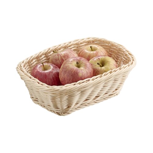 APS 40140 Korb "ECONOMIC", Obstkorb, Brotkorb, 23 x 17 x 8 cm, Polypropylen, beige von APS