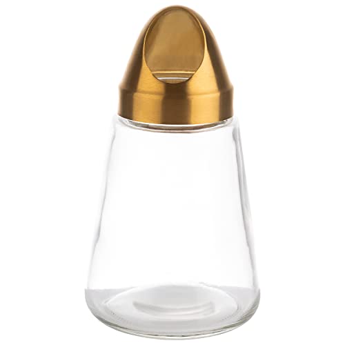APS 40516 Snackspender, Behälter aus Glas, Schraubdeckel aus Edelstahl, Ø 8,5 cm, Höhe 15,5 cm von APS