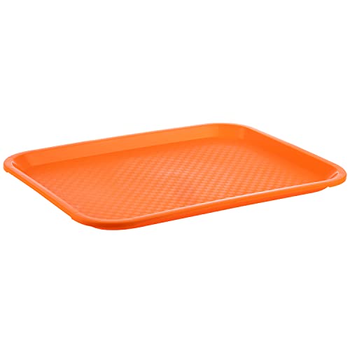 APS 534 Fast Food-Tablett, bruchsicher, Made in Germany, 35 x 27 x 2 cm, orange von APS