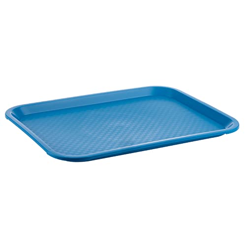 APS 539 Fast Food-Tablett, bruchsicher, Made in Germany, 35 x 27 x 2 cm, blau von APS