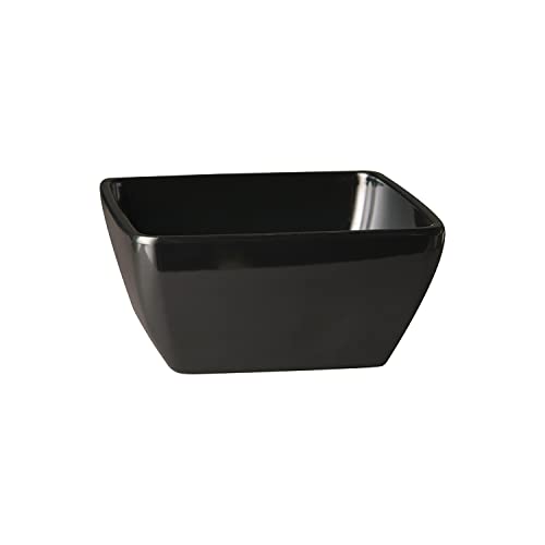 APS 79005 Schale Friendly Bowl, schwarz, hergestellt auf gebrauchtem Plastik, 100% umweltschonend, 19,0 x 19,0 x 9,0 cm von APS