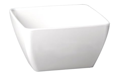 APS 79008 Schale FRIENDLY BOWL 25 x 25 cm, Höhe 12 cm, weiß, hergestellt aus gebrauchtem Plastik, Made in Germany von APS