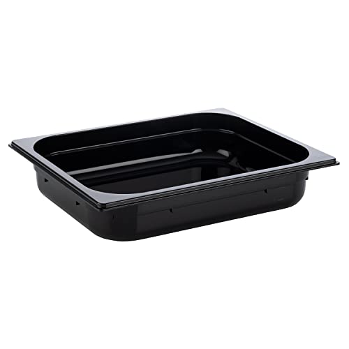 APS 82064 GN 1/2 Behälter, Gastronormbehälter aus Polycarbonat, Abmessungen 325 x 265mm/Höhe 65 mm/Volumen 3,9 Liter, schwarz APS 82064 GN 1/2 Behälter, Gastronormbehälter aus Polycarbonat, Abmessungen 325 x 265mm/Höhe 65 mm/Volumen 3,9 Liter, schwarz von APS