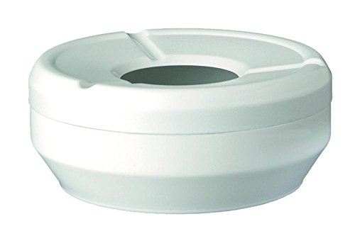 APS 83612 Windaschenbecher "CASUAL", Ø 12 cm, Höhe 4,5 cm, Melamin, weiß von APS