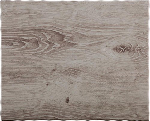 APS 84181 GN 1/2 Tablett Driftwood, 32,5 x 26,5 cm, Höhe 1,5 cm, Melamin, Holzoptik, mit Antirutsch-Füßchen von APS