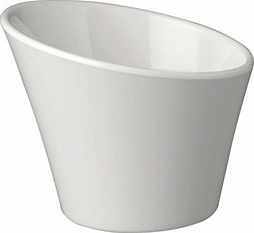 APS 84216 Schale CASUAL, Ø 12 cm, Höhe 7,5/9,5 cm, Melamin, weiß von APS