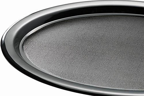 APS 84253 Serviertablett, Tablett, Servicehelfer, schwarzes Melamin Tablett, 20 x 26 cm, 1,5 cm von APS
