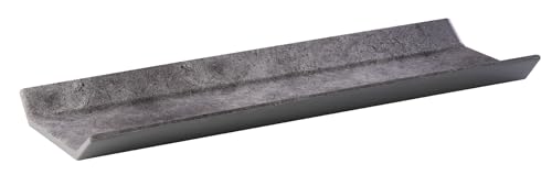 APS 84404 GN 2/4 Tablett Element, 53 x 16,2 cm, Höhe 3,5 cm, Melamin, Betonoptik von APS