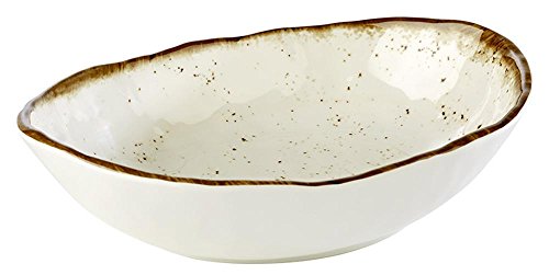 APS 84528 Schale STONE ART, 28,5 x 21 cm, Höhe 7,5 cm, oval, Melamin, creme/weiß von APS