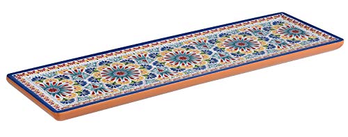 APS 84683 GN 2/4 Tablett ARABESQUE, 53 x 16,2 cm, Höhe 2 cm, Melamin, Dekor/Terracottaoptik, Antirutsch-Füße APS 84683 GN 2/4 Tablett ARABESQUE, 53 x 16,2 cm, Höhe 2 cm, Melamin, Dekor/Terracottaoptik, Antirutsch-Füße von APS