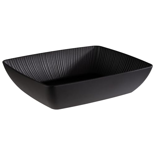APS 85276 GN 1/2 Schale -NERO- in schwarz, 32,5 x 26,5 cm, Höhe 7,5 cm, 3,5 Liter von APS