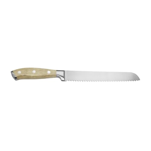 APS 88990 Brotmesser, Wellenschliff, Edelstahlklinge, Griff aus Buchenholz, Länge gesamt 34 cm APS 88990 Brotmesser, Wellenschliff, Edelstahlklinge, Griff aus Buchenholz, Länge gesamt 34 cm von APS