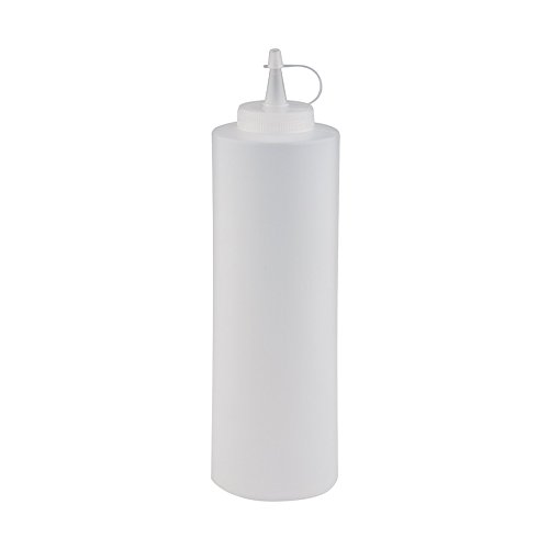 APS 93157 Spritzflasche mit Tasse, Ø 6, 5 x 25 cm, 0, 65 Liter, Weiß von APS