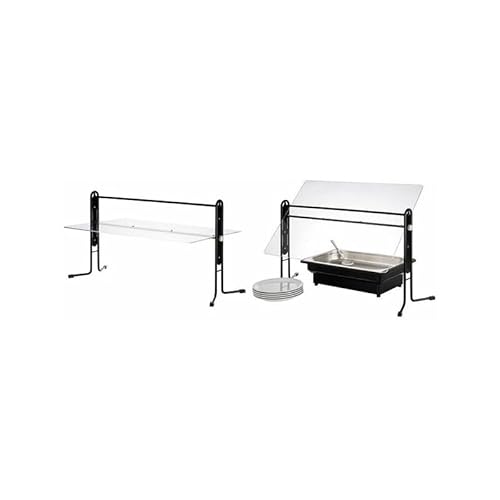 APS 98120 Hygieneschutz Buffet Guard, Transparent, 93cm Länge, 53cm Breite, 50.5cm Höhe von APS