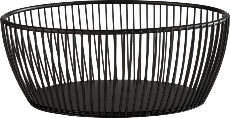 APS Brotkorb SVART, Metall, (1-tlg), stapelbar & spülmaschinengeeignet von APS