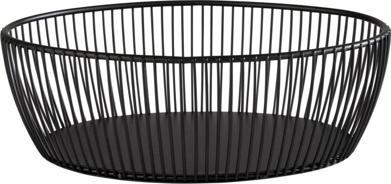 APS Brotkorb SVART, Metall, (1-tlg), stapelbar & spülmaschinengeeignet von APS
