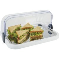 APS Buffet-Vitrine, weiß, Höhe: 205 mm, Länge: 440 mm, Breite: 320 mm APS Buffet-Vitrine, weiß, Höhe: 205 mm, Länge: 440 mm, Breite: 320 mm von APS