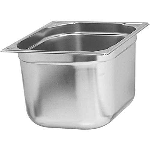 APS 81204 GN-Behälter 1/2, Gastronormbehälter Edelstahl/Abmessungen 26,5 x 32,5 cm/Höhe 10 cm/Volumen 6 Liter Edelstahlfarben APS 81204 GN-Behälter 1/2, Gastronormbehälter Edelstahl/Abmessungen 26,5 x 32,5 cm/Höhe 10 cm/Volumen 6 Liter Edelstahlfarben von APS