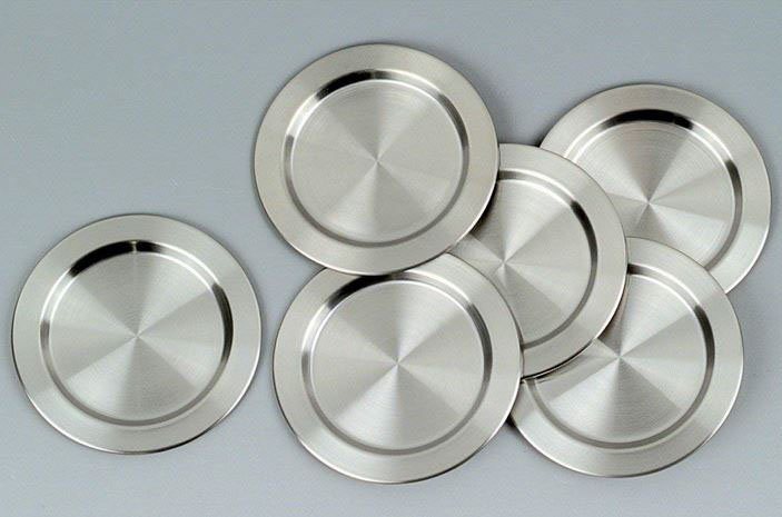 APS Glasuntersetzer ROLLO, Set, 6-tlg., Edelstahl 18/8, Ø 12 cm von APS