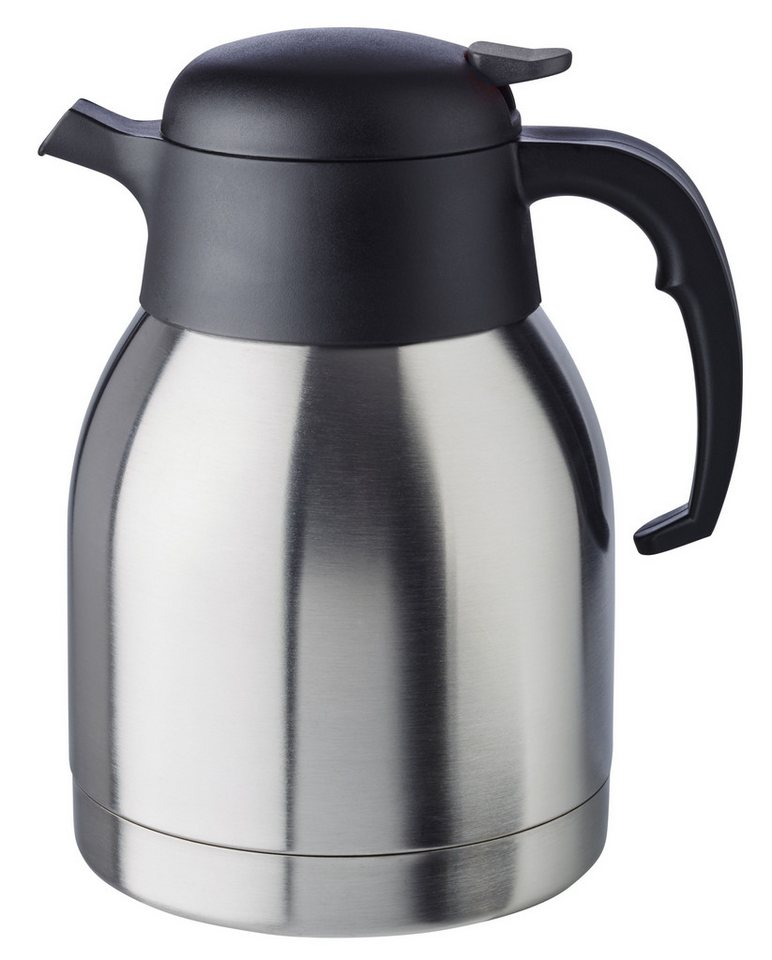 APS Isolierkanne Classic, 1,5 l, Einhandautomatik, doppelwandiger Edelstahl APS Isolierkanne Classic, 1,5 l, Einhandautomatik, doppelwandiger Edelstahl von APS