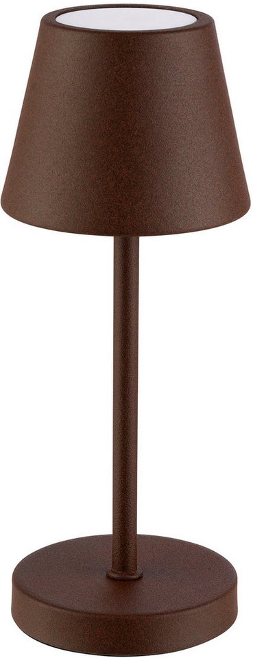 APS LED Tischleuchte "MERLE MICRO" Kabellose USB-C Tischleuchte, USB-Ladefunktion, LED fest integriert, warmweiß - kaltweiß, Spritzwasssergeschützt IP 54, inkl. Dockinstation und Fernbedienung von APS