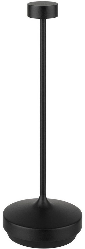 APS LED Tischleuchte "Nissrin" Kabellose USB-C Tischleuchte, USB-Ladefunktion, LED fest integriert, warmweiß - kaltweiß, Spritzwasssergeschützt IP 54, inkl. Dockinstation und Fernbedienung von APS
