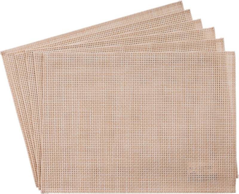 APS Platzset Schmalband, (6-St), mit umgenähten Rand, leicht abwischbar, 45x33 cm von APS