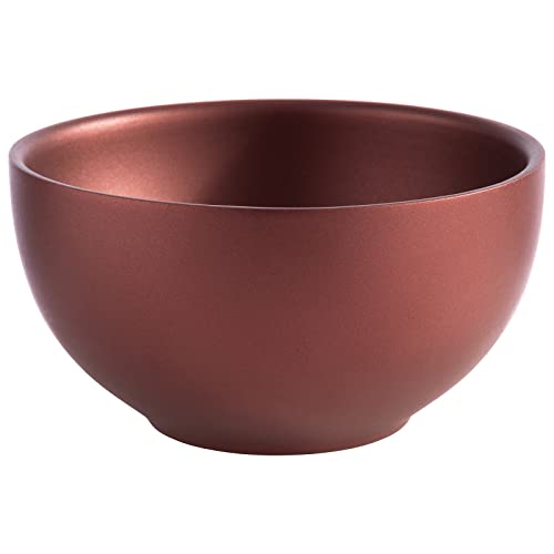 APS Schale -LEVANTE- Ø 12 cm, H: 6,5 cm Edelstahl, Farbe: copper red 0,32 Liter doppelwandig von APS