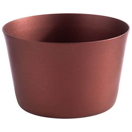 APS Schale -LEVANTE- Ø 8,5 cm, H: 5,5 cm Edelstahl, Farbe: copper red 0,2 Liter von APS