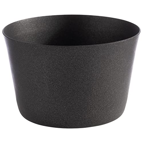 APS Schale -LEVANTE- Ø 8,5 cm, H: 5,5 cm Edelstahl, Farbe: grey black 0,2 Liter von APS