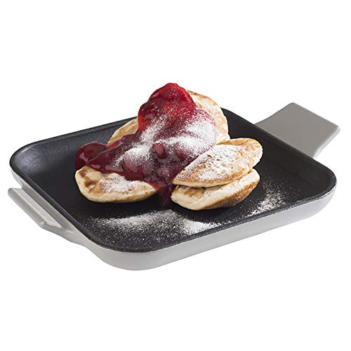 APS Servierpfännchen „Cast Iron“ - Mini Gusseisen-Pfanne, Gusseisen emailliert, eckig, B x T x H: 13 cm x 13 cm x 2 cm, stapelbar, Backofen geeignet, Schale, Grau APS Servierpfännchen „Cast Iron“ - Mini Gusseisen-Pfanne, Gusseisen emailliert, eckig, B x T x H: 13 cm x 13 cm x 2 cm, stapelbar, Backofen geeignet, Schale, Grau von APS