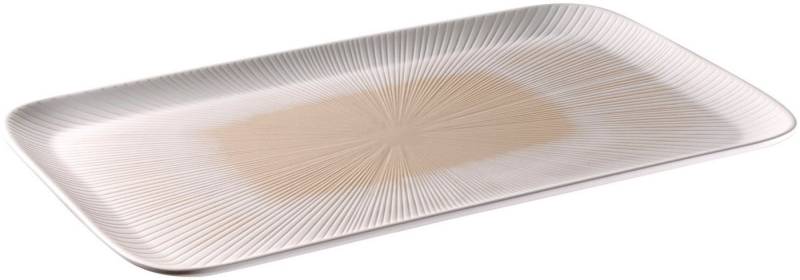 APS Tablett Servierplatte "BLUSH" 53 x 32,5 cm, Höhe 2,5 cm, Melamin, (1-tlg) von APS