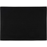 APS Tischset schwarz 45 x 33 cm aus PVC Platzset, 1 Stück, Tellerunterleger geflochten von APS