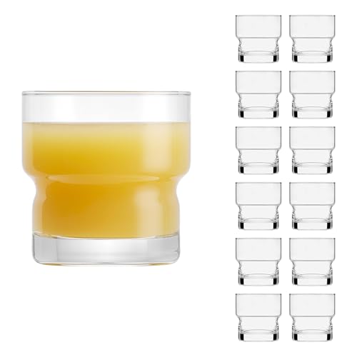 LIBBEY 70530 Whiskyglas "NEWTON", 296 ml, 12er Set, stapelbar von APS