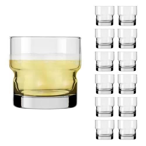 LIBBEY 70531 Trinkglas, D.O.F. "NEWTON", 355 ml, 12er Set, stapelbar von Libbey