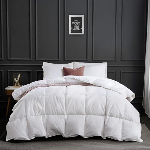 APSMILE Daunendecke 135x200 Winter Extra Warm Bettdecke mit Hohe Flauschigkeit Gänsedaunen und Federn, 100% Ägyptische Baumwolle, Allergiker Natur Duvet RDS Zertifiziert für Tierwoh APSMILE Daunendecke 135x200 Winter Extra Warm Bettdecke mit Hohe Flauschigkeit Gänsedaunen und Federn, 100% Ägyptische Baumwolle, Allergiker Natur Duvet RDS Zertifiziert für Tierwoh von APSMILE