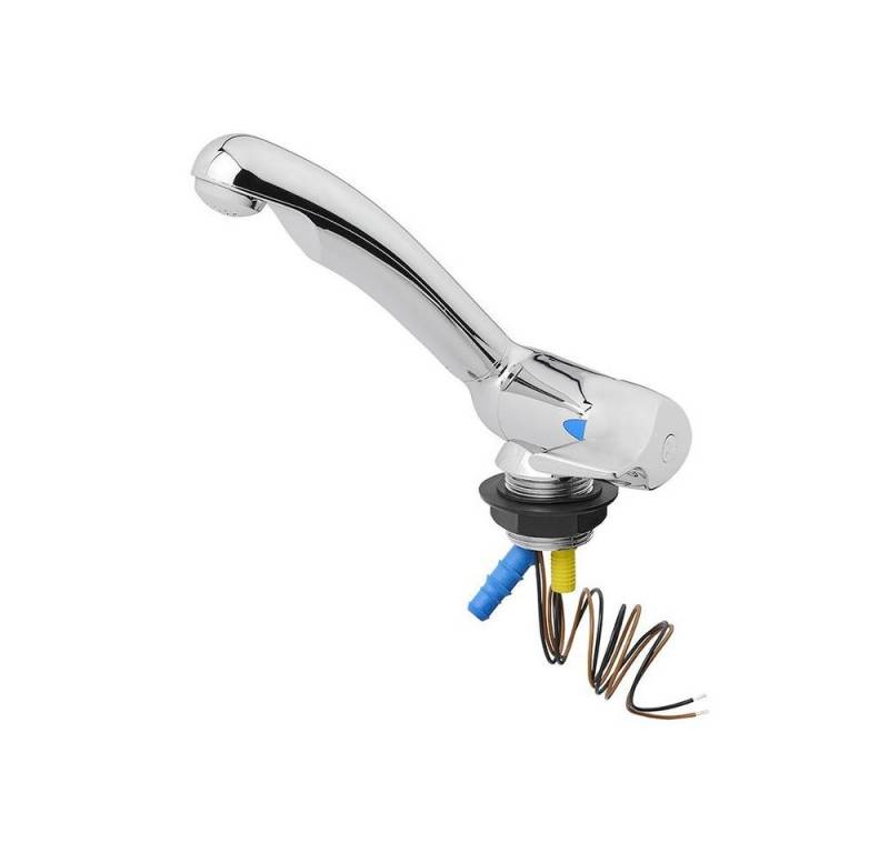 APT Standarmatur Kalt-Wasserhahn Keramik Style 12V Ø33 mm – Klappbar, Chrom, für Wohnmo (Keine Angabe, Keine Angabe) von APT