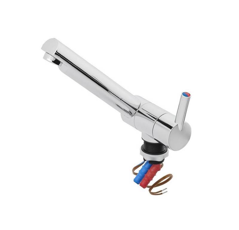 APT Standarmatur Mischbatterie 12V Ø27 mm – Gerader Auslauf, mit Mikroschalter, für Woh (Keine Angabe, Keine Angabe) von APT