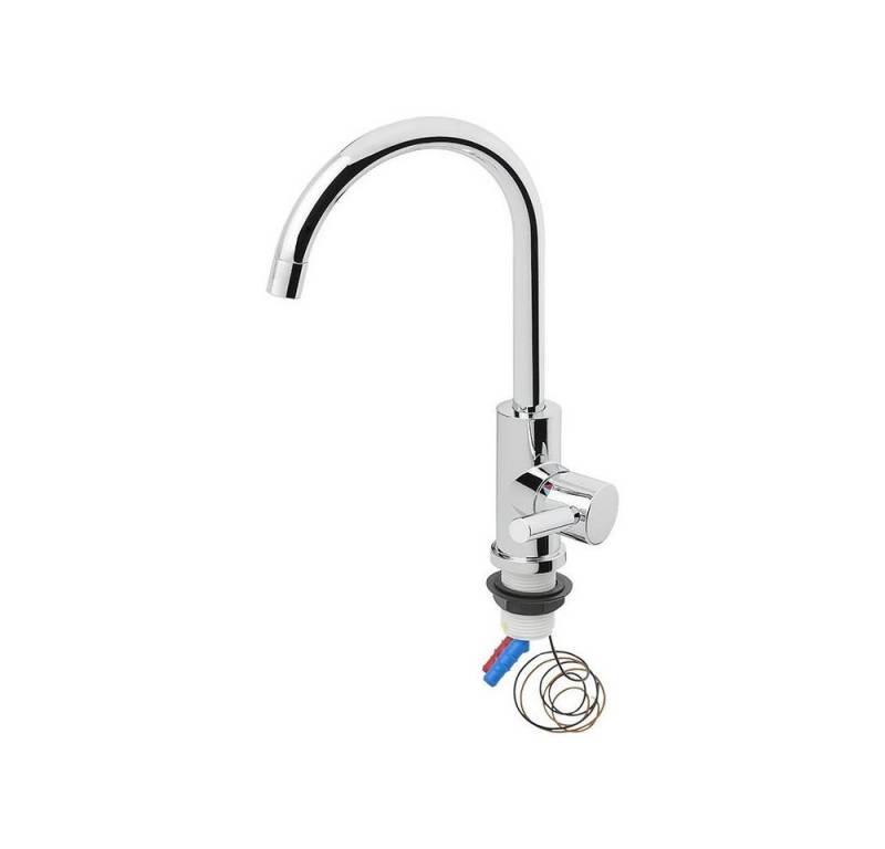 APT Standarmatur Mischbatterie Keramik R75 12V Ø33 mm – 360° schwenkbar, Chrom, für Woh (Keine Angabe, Keine Angabe) von APT