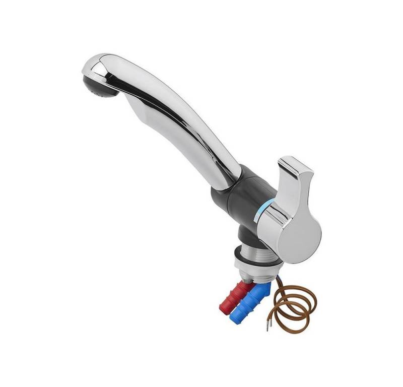 APT Standarmatur Mischbatterie Mono-Mix Style 2005 Ø27 mm – 12V, 360° schwenkbar, Chrom (Keine Angabe, Keine Angabe) von APT