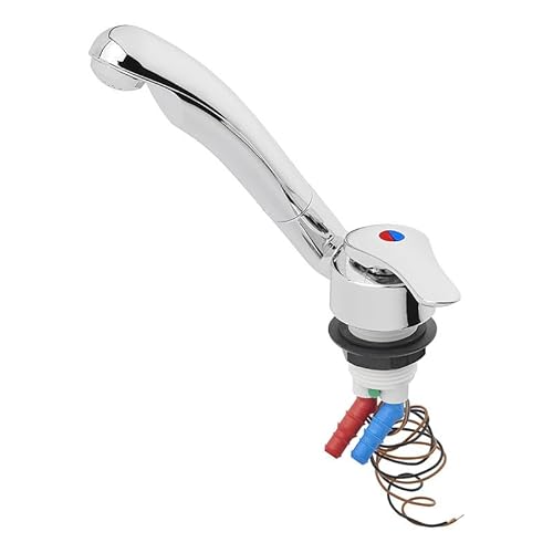 Mischbatterie Keramik Samba Ø33 mm – 12V, Chrom, für Wohnmobil & Boot von APT