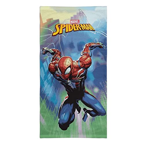 APTEX Spiderman Duschtuch Badetuch Strandtuch 70 x 140cm von APTEX